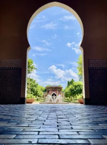 A Moroccan style Riad can be found in the Garten der Welt