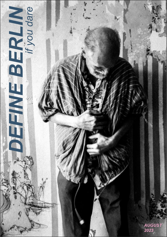 Front cover of Define Berlin, our August 2023 magazine