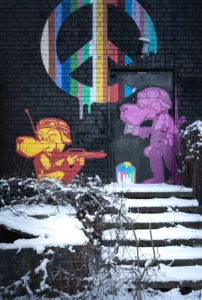 Teufelsberg in Berlin street art