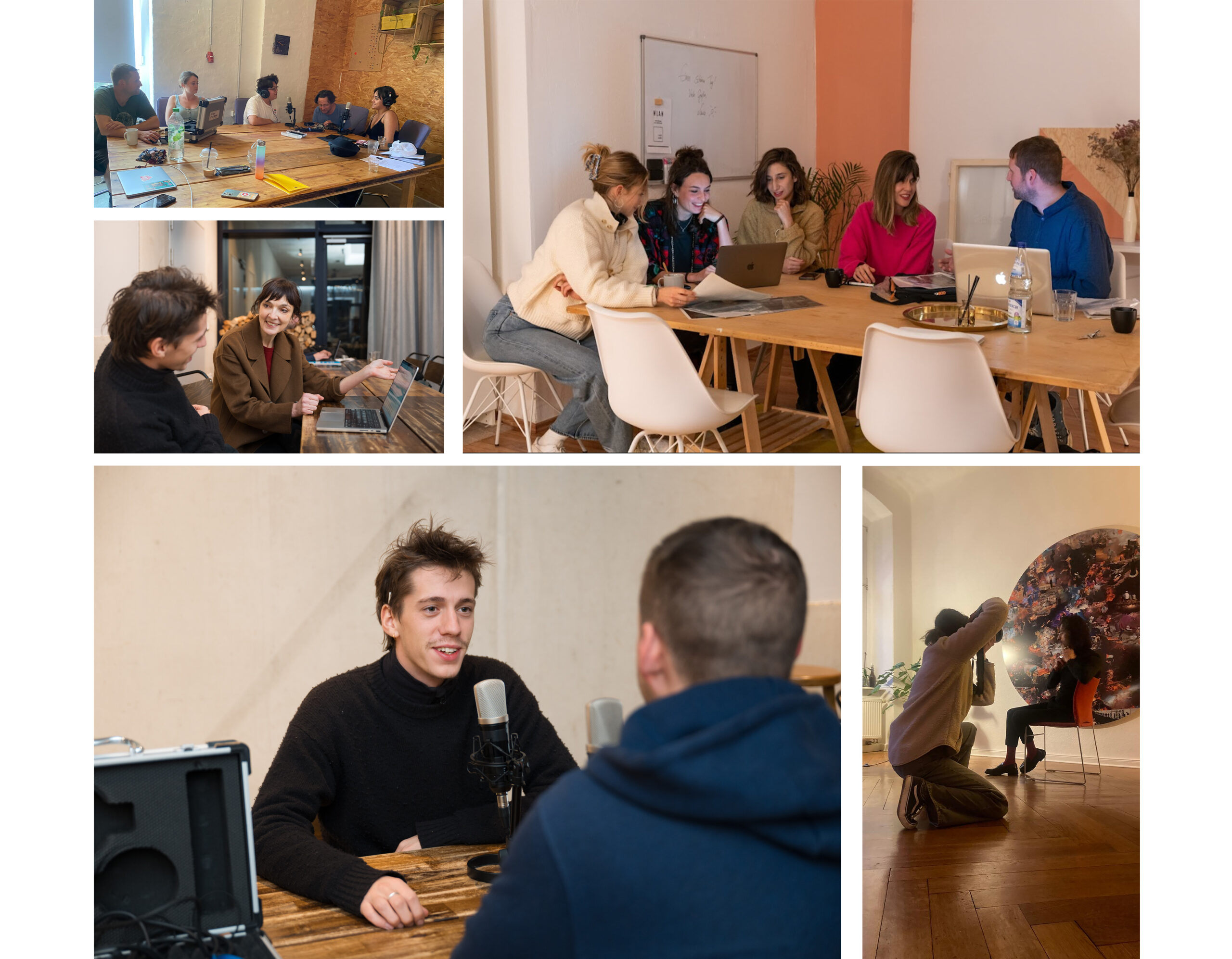A collage photo for our Easter intensive journalism course in Berlin
