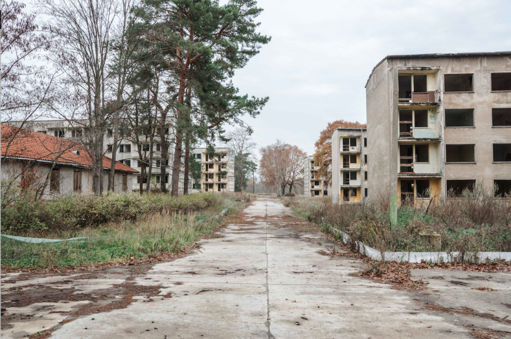 A photo from Berlin's abandoned olympic village