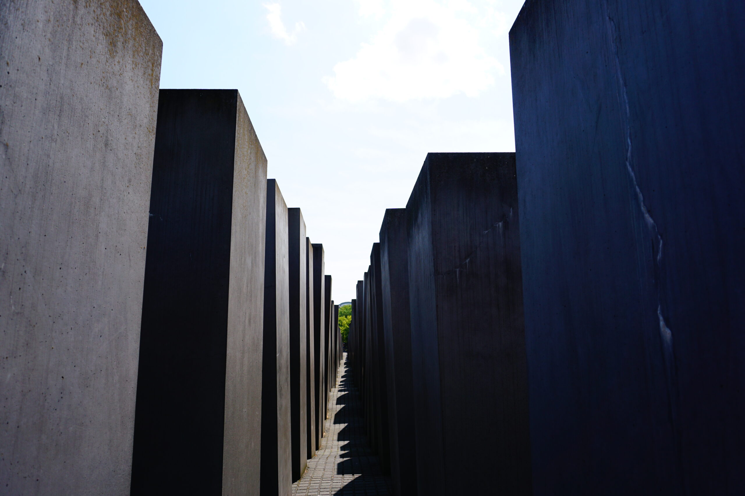 The large memorial to the murdered Jews of Europe in Berlin